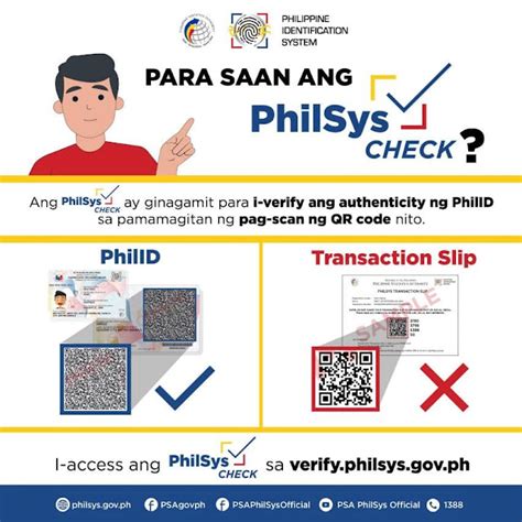 PSA: Here's How to Verify National ID via PhilSys .